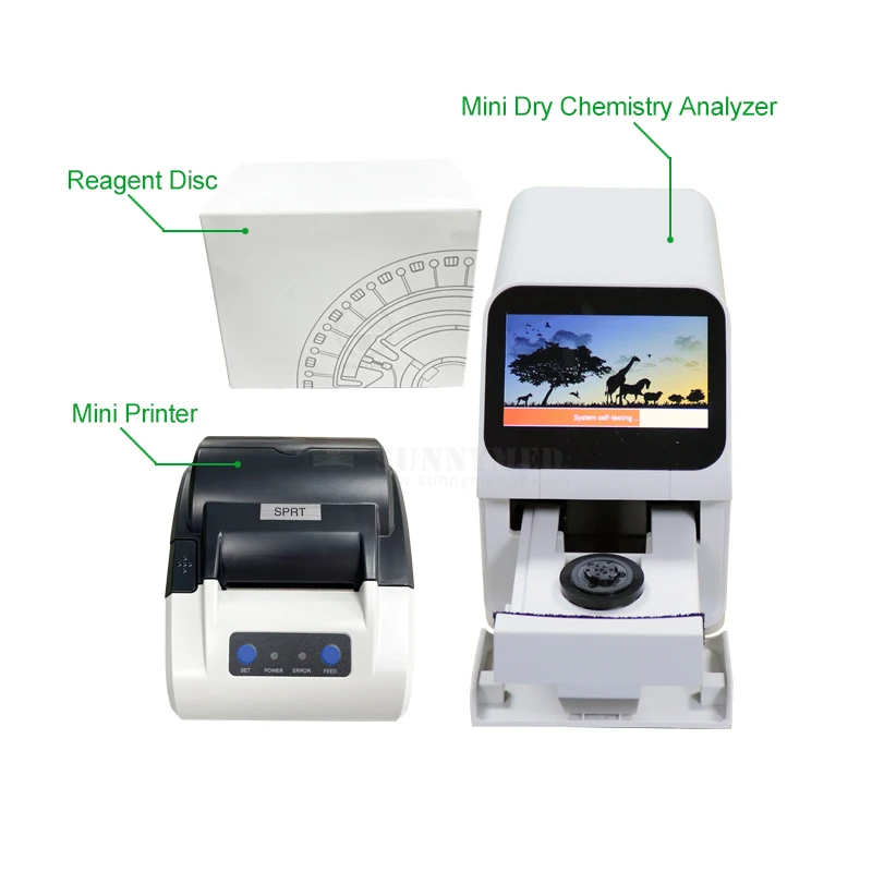 SY-B173V Quick Result Analyzer Veterinary Chemistry Fully Auto Biochemistry Dry Biochemical Analyzer Blood Test Machine