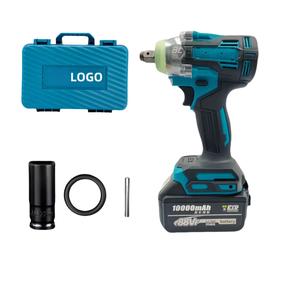 OEM ODM 21V Cordless Electric Impact Wrench Set High Torque 350Nm Brushless Motor Multifunctional Industrial Use DIY Hydraulic