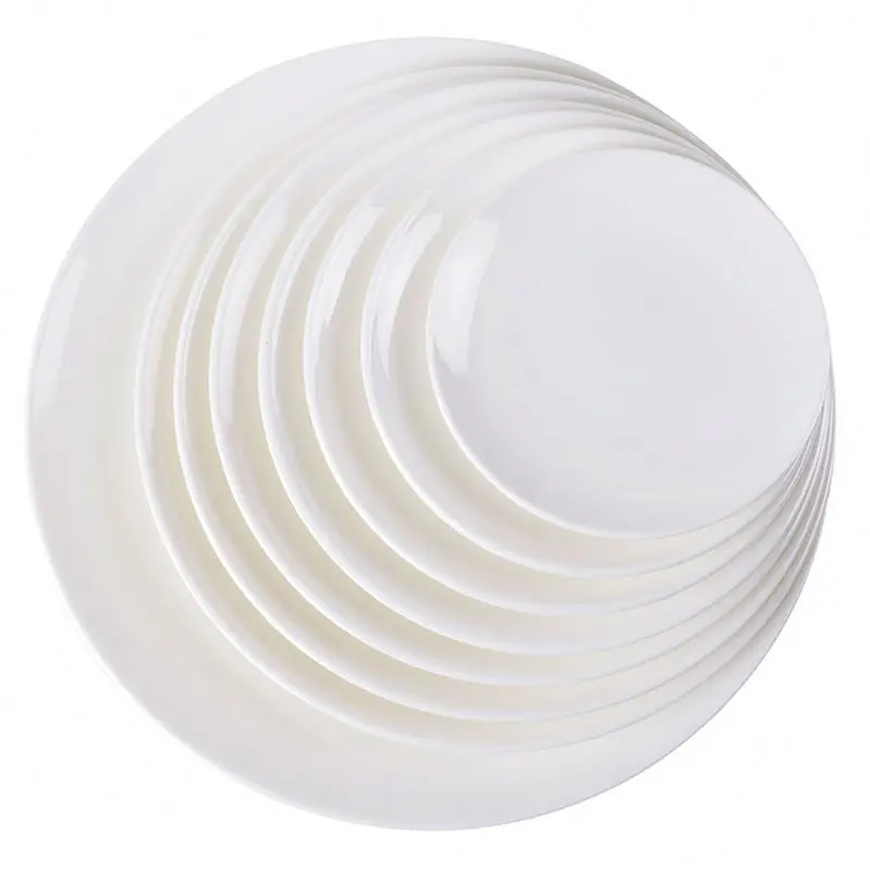 Dlack melamine dinner plates Japanese melamine bowls fancy disposable plastic plates