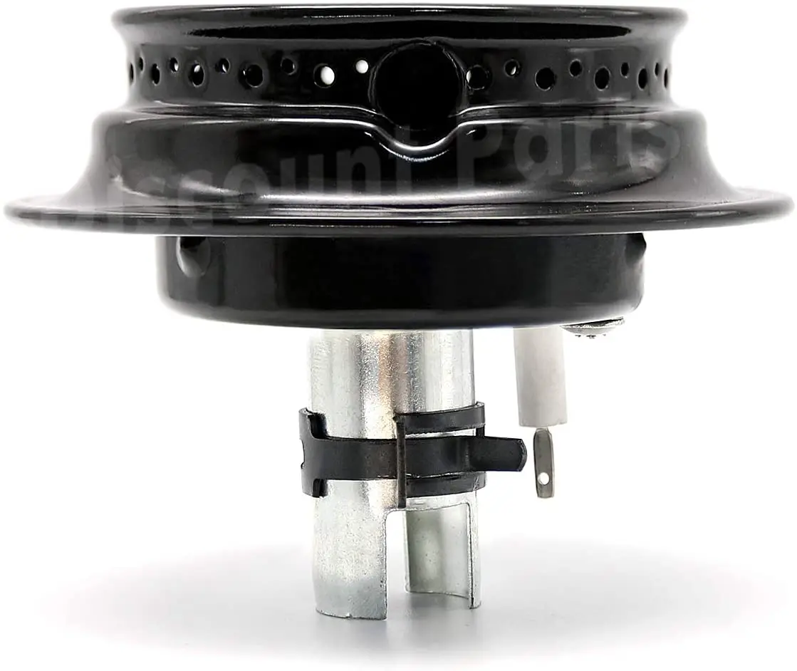 Stove parts black burner  3412D024-09 Burner cooktop Head with Spark Electrode Gas Range Sealed Burner Head Igniter