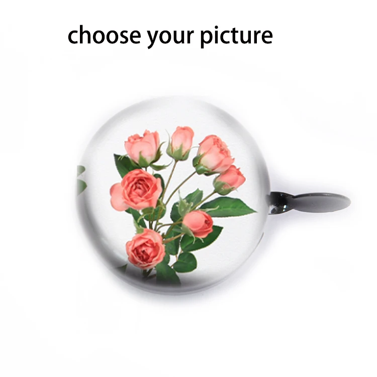 Sell Well New Type 2022 new style Small Bicycle Cycling Handlebar Ringing Bell with your flower