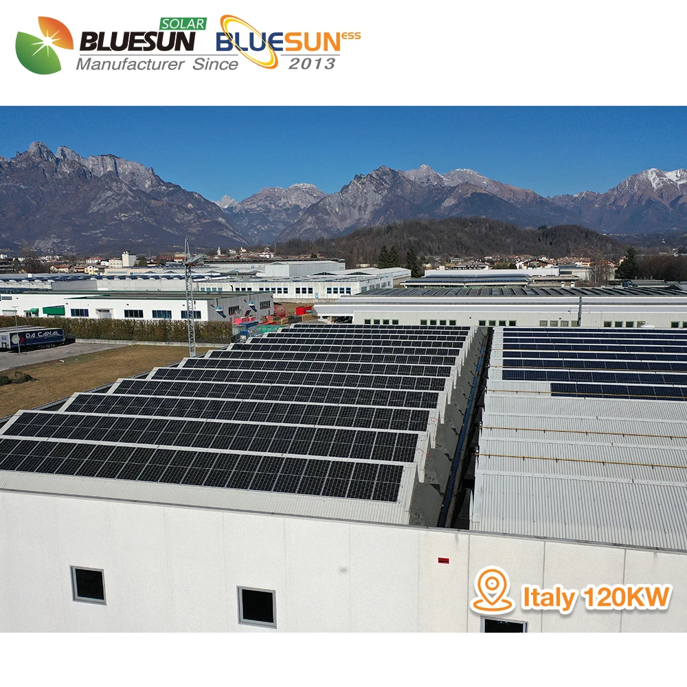 Solar System 1Mw 2Mw 5Mw 3 Phase Grid Tie Solar System On Grid Solar Power System Anti Backfolw Mppt Inverter For Commercial