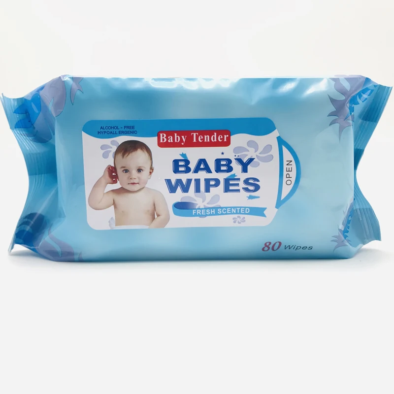 Factory Direct Supply Disposable-Wipes Good quality wholesale cheap price non woven 80 sheets  baby wet wipes in China