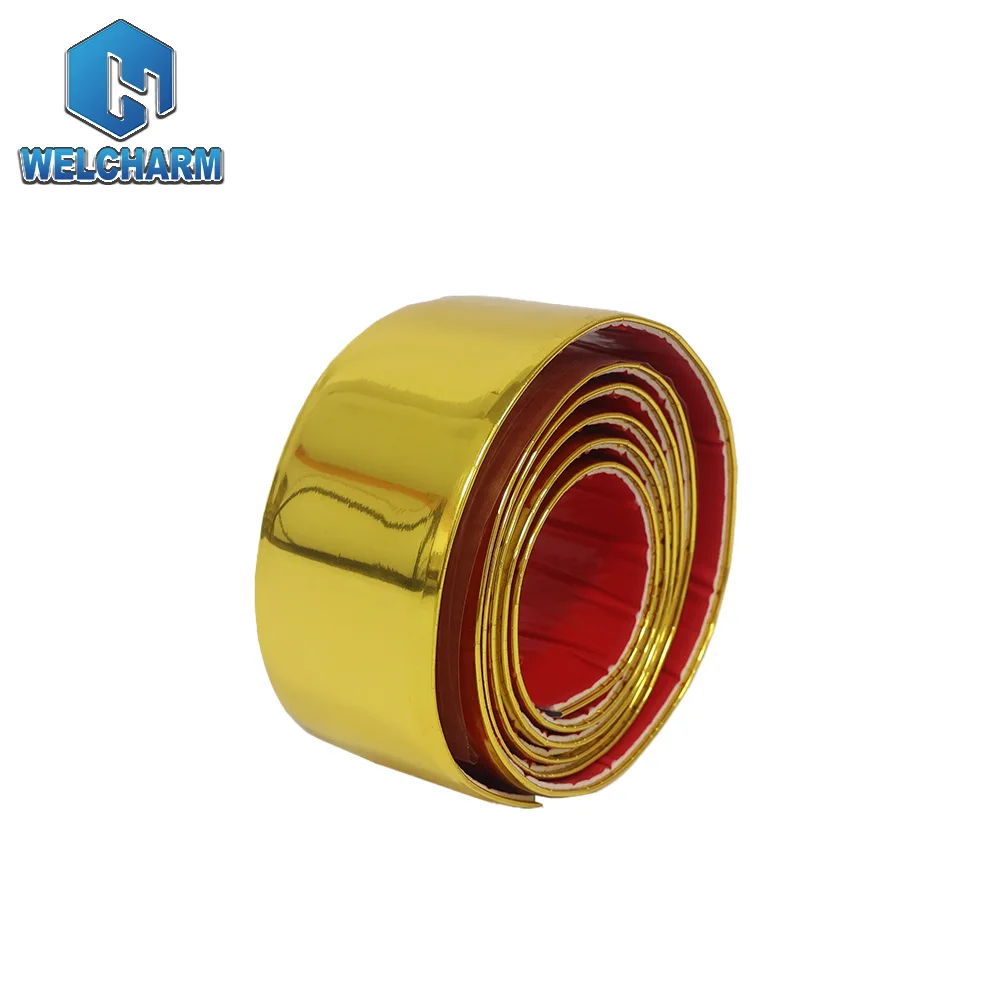 Furniture Accessories Sofa Decorative Strip Edge Wrapping Interior Tape Plastic Pvc Decorative Strip Gold Decorative Strip