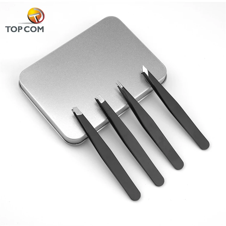 Инструменты для ухода за бровями профессиональный набор пинцетов из розового золота