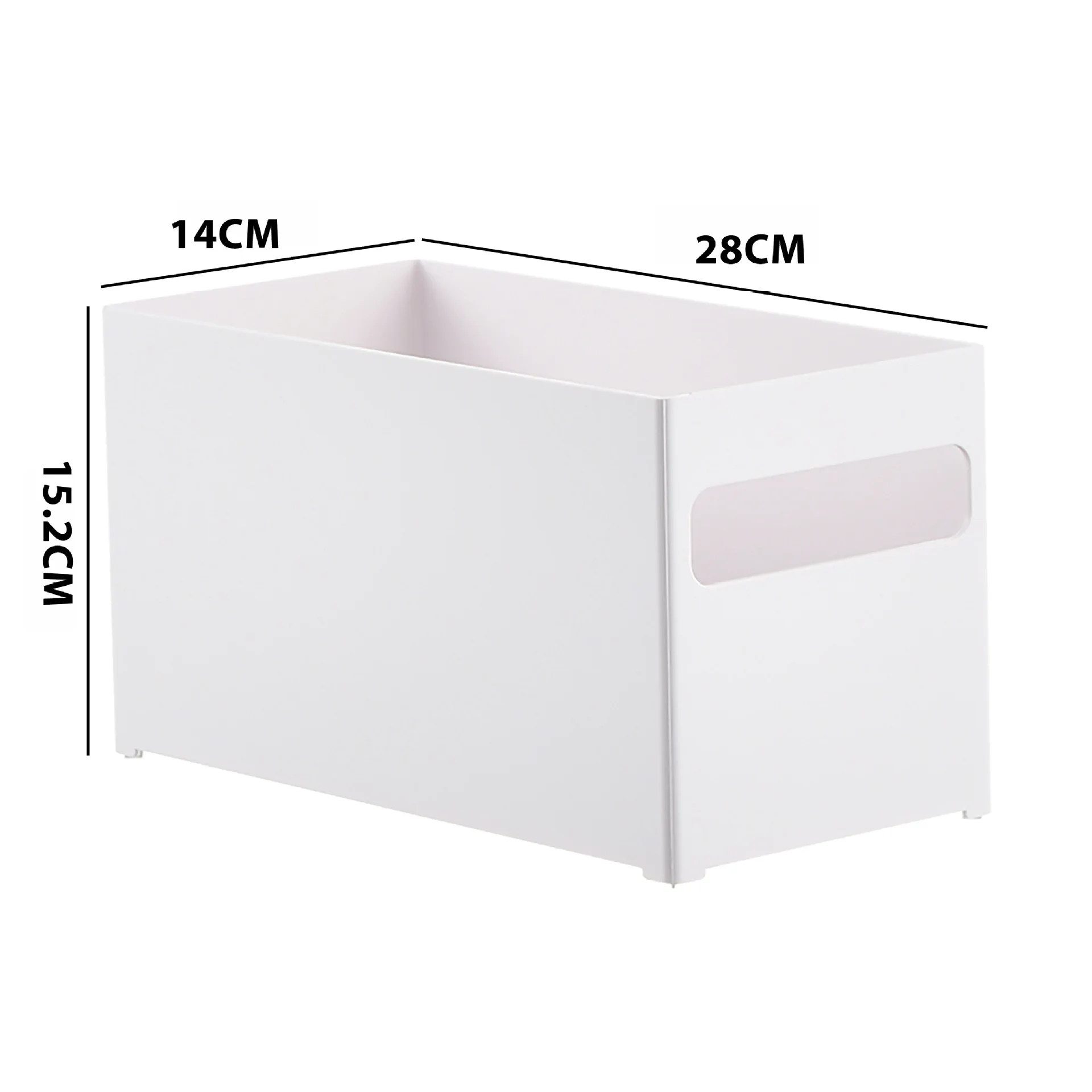 Priced to Sell Stackable Organizer Bins For Kitchen Front Open Plastic Storage Basket Multi-purpose Storage Box With Handle