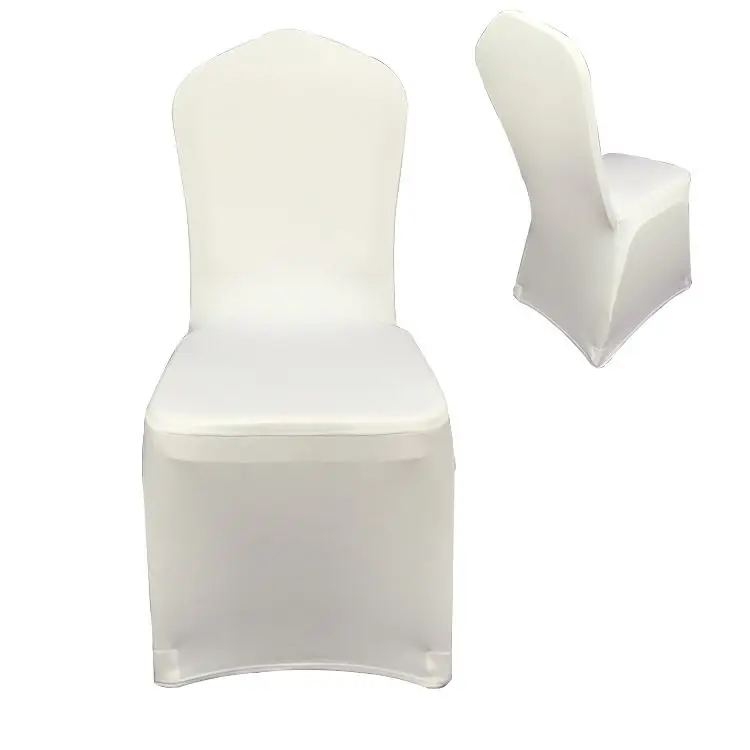 Oem Solid Washable Polyester Elastic Stretch Party Wedding Banquet Dinning Event Chair Covers