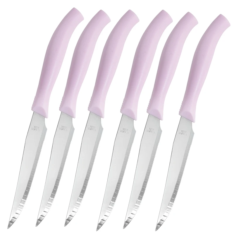 Economical stainless steel steak knife with PP handle table knife