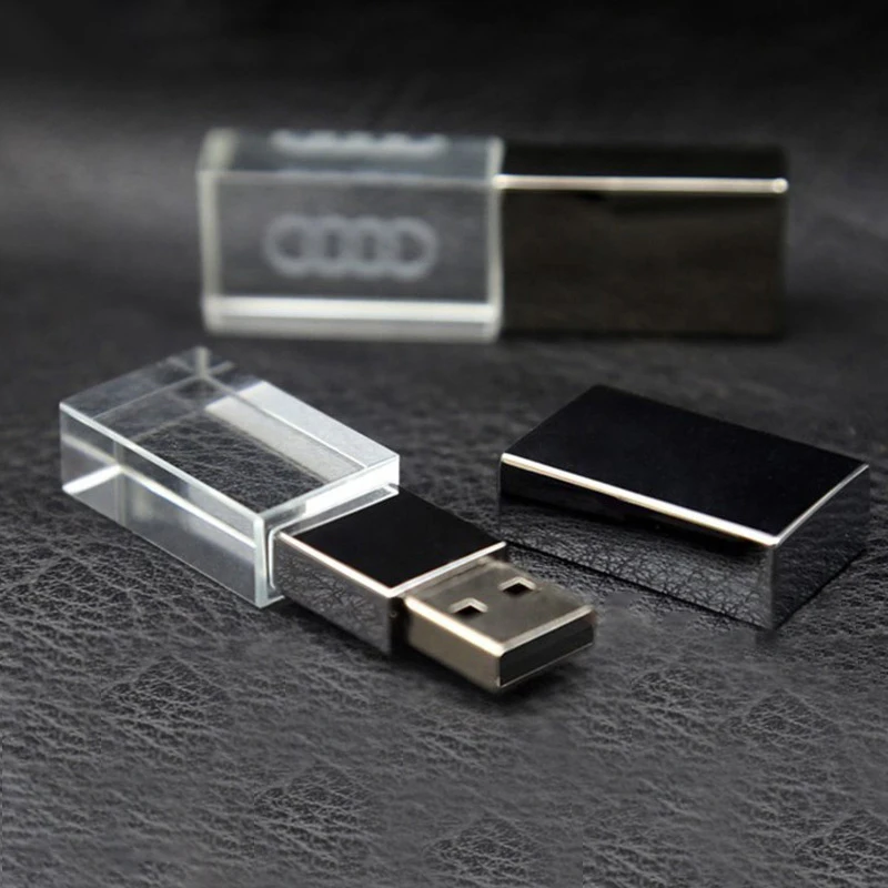 Красивая прозрачная USB-карта из ПВХ с 3,0, флеш-накопитель для подарка на свадьбу, 4 г, 8 г, 16 г, 32 г, емкость 256 г