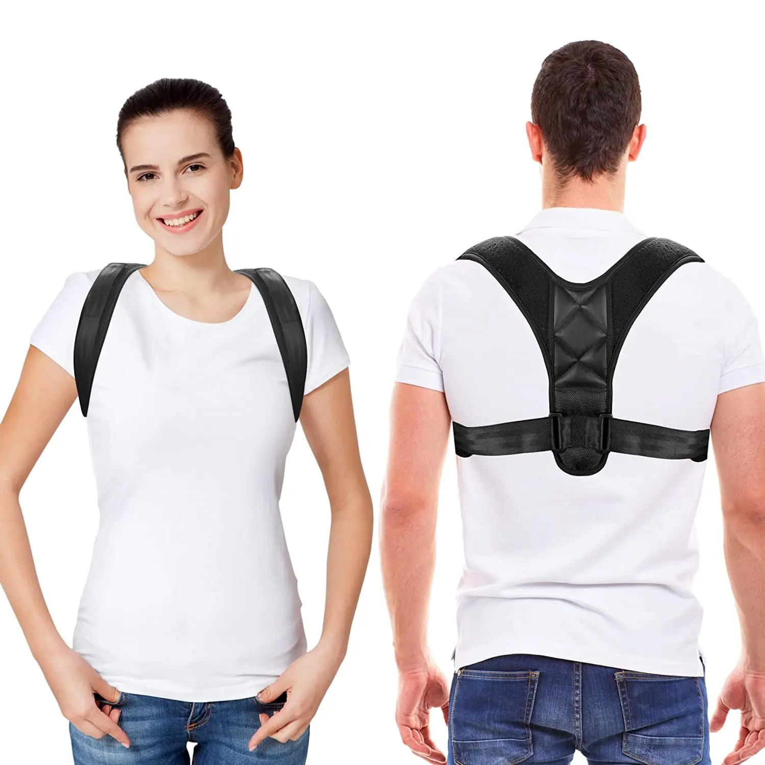 Hot Sale Adjustable back posture corrector Back Pain Support posture corrector for men and women