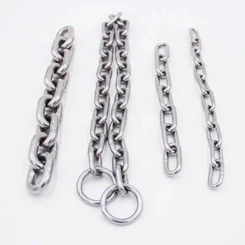 Stainless Steel 304/316 DIN766 Short Link Chain DIN763/DIN764 Long Link Chain Welded Chain