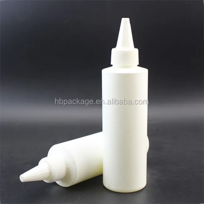 100ML HDPE plastic bottle with screw cap spout for tattoo ink oil