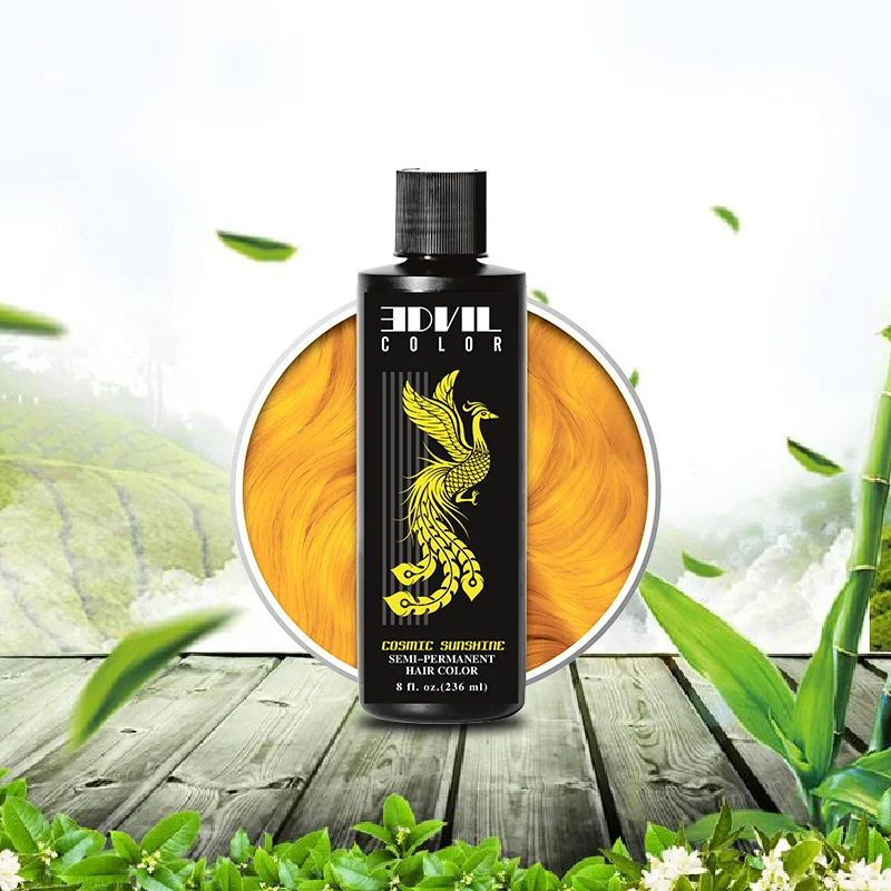 Free sample wholesale permanent color lock natural ammonia-free advanced professional salon 90ml mixed color hair dye