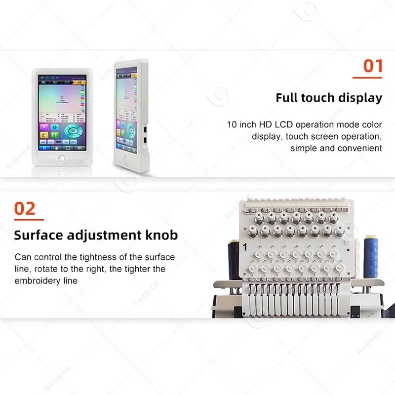 Maquina De Bordar Bordadora Industrial De 2 Cabezales Cab 15 Hilos 2cabeza Alfa En U.S.A