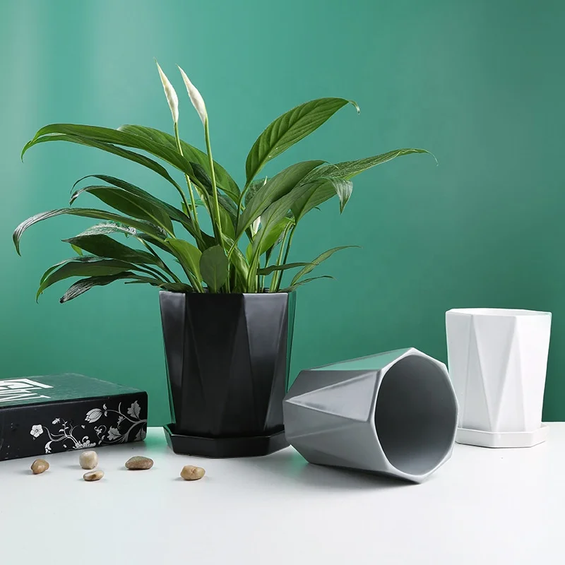Manufacturer Designer Planting Custom Portable Plastic Decor Flower Pots