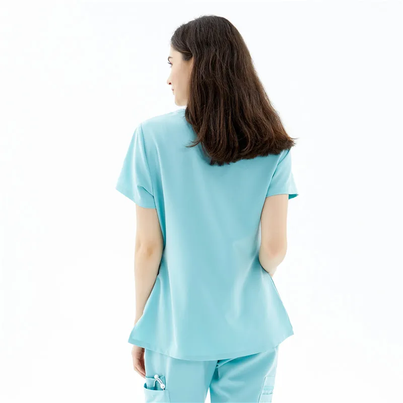 Hot Sale Doctor Medical Nursing Short Sleeve Uniform Clinic Scrub Sets