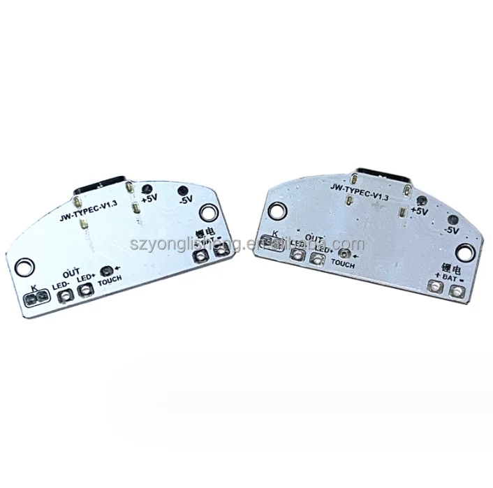 TYPE-C Desk Lamp Circuit Board USB Charging Three Speed Stepless Dimming LED Touch Night Light Control Module