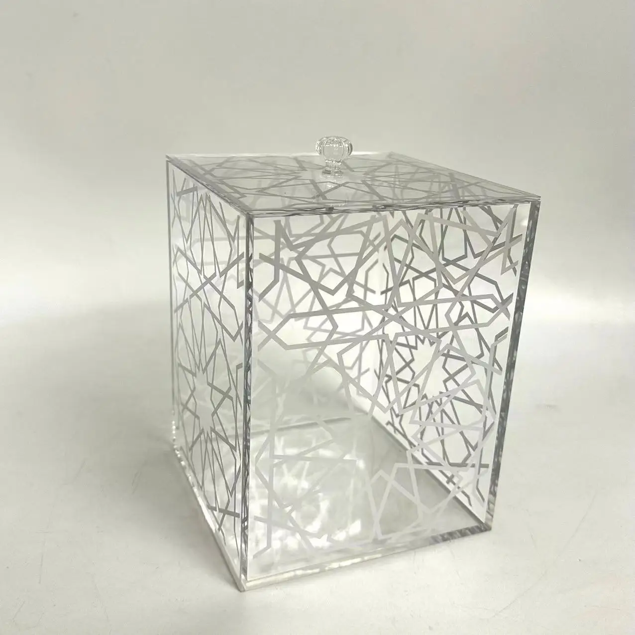 Wholesale Clear Acrylic Display Storage Organizer Box With Lid For Household Use