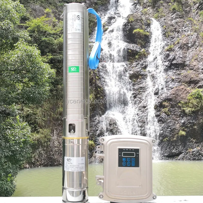 Солнечный погружной глубоководный насос постоянного тока ветрогенератор водяной 300 Вт