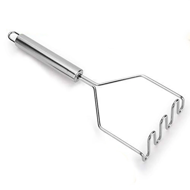 Kitchen Tool Potato Masher Stainless Steel Heavy Duty Mashed Potatoes Masher Professional Wire Masher for Bean avocado Vegetable
