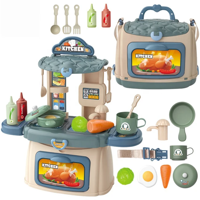 3 in 1 kids role play cooking set 28 pcs kids plastic toy interesting kitchen toy set real with rich accessories