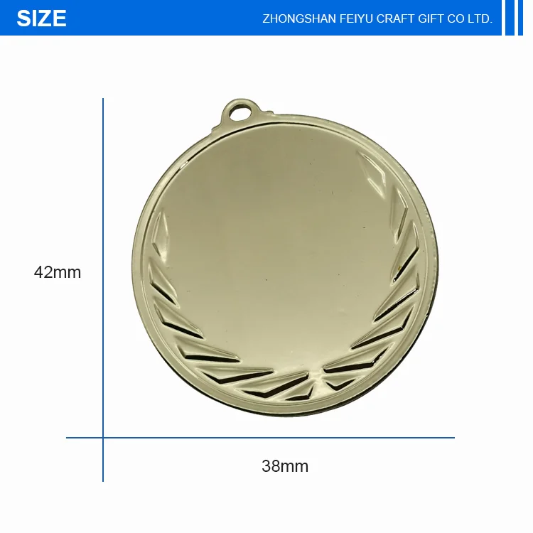
Gold Sublimation Graduation Medal For Souvenir Gift 