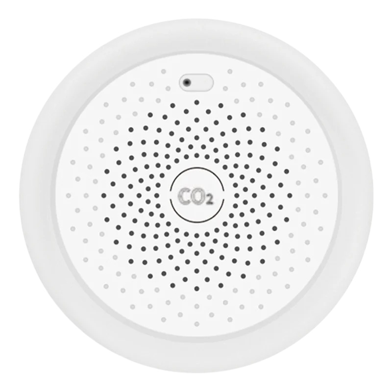 Tuya Smart Life домашний zigbee внутренний датчик окружающей среды CO2 Датчик температуры и влажности Дистанционная сигнализация