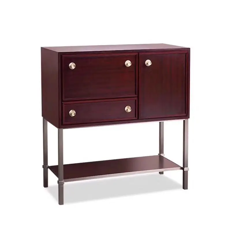 HS-CO1 Custom made modern design metal hotel lobby furniture console coffee side table