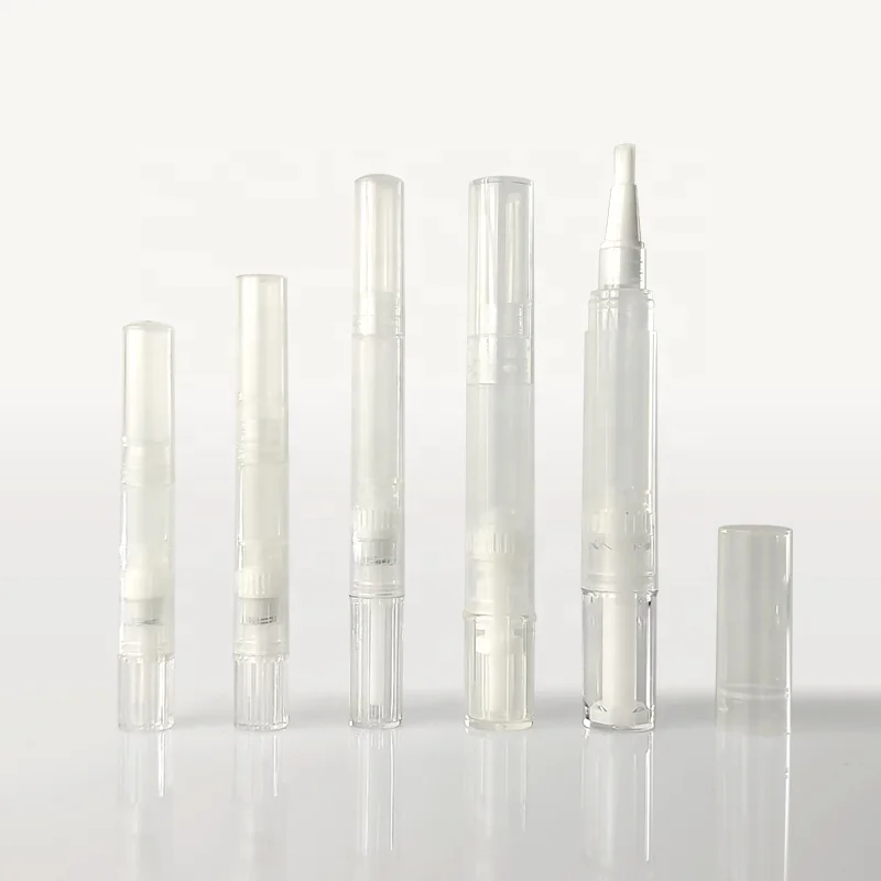New ECO Friendly Sealing Container Package 2Ml 5Ml Empty Plastic Tubes Twist Cosmetic Pen For Cuticle Oil