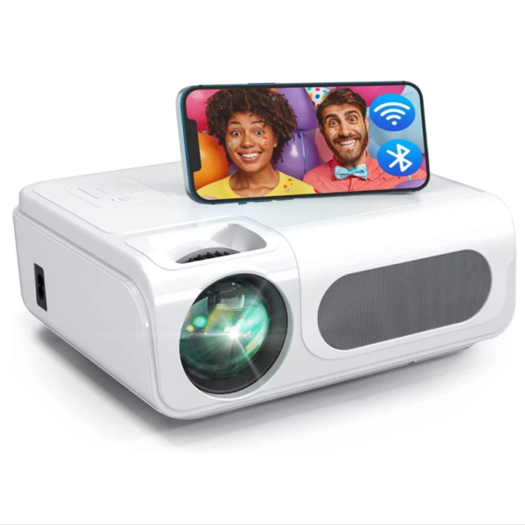 [2022 New Hot 8500 Lumens Mini 1080p Projector] Factory OEM ODM 1080P Full HD 4K LED LCD Mini Portable Home Theater Projector