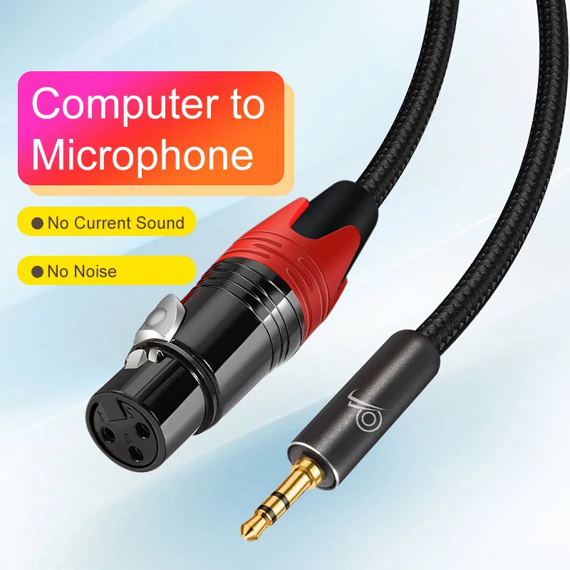 Высококачественный гнездовой микрофонный кабель GOLLEY LION с XLR на 3 5 мм Aux-кабель аудиокабель