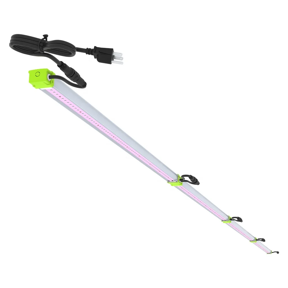 Hydroponic 4ft 20W 30w Grow Light EDJ Fluorescent Hanging Fixture Reflector NANO Reflector Grow Light Kit