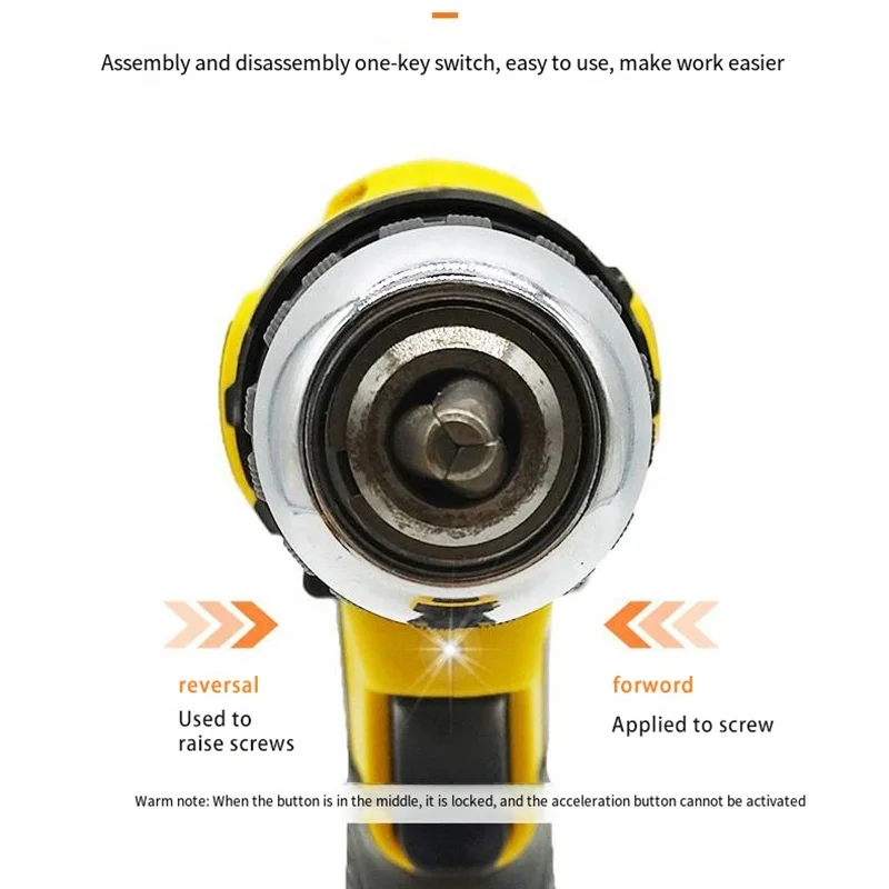 NEOBRISKEN Cordless handheld DIY electric drill set, multi-purpose variable speed lithium electric drill