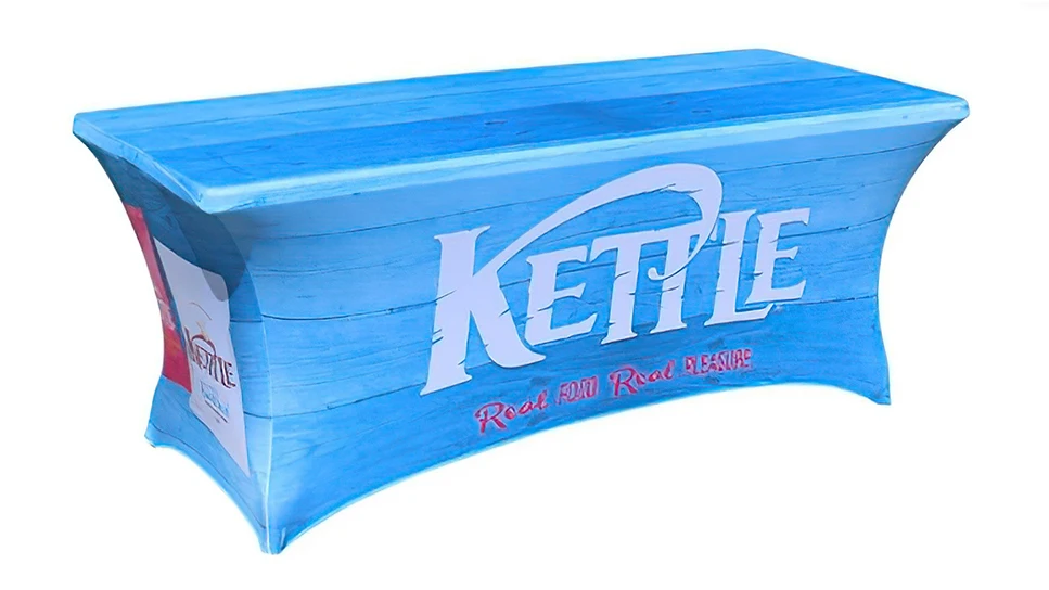 Чехол для стола из полиэфирной ткани, 4 фута, 6 футов, 8 футов