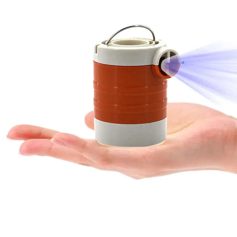 2024 бестселлер 1400 мАч перезаряжаемый мини-воздушный насос с походным фонарем для бассейна надувной матрас кровати