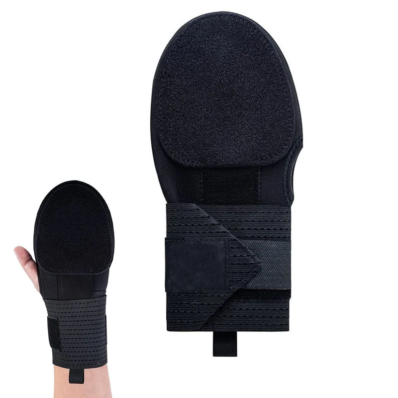 Adjustable Baseball Sliding Mitt Softball Protective Baseball Hand Guard with Elastic Compression Strap