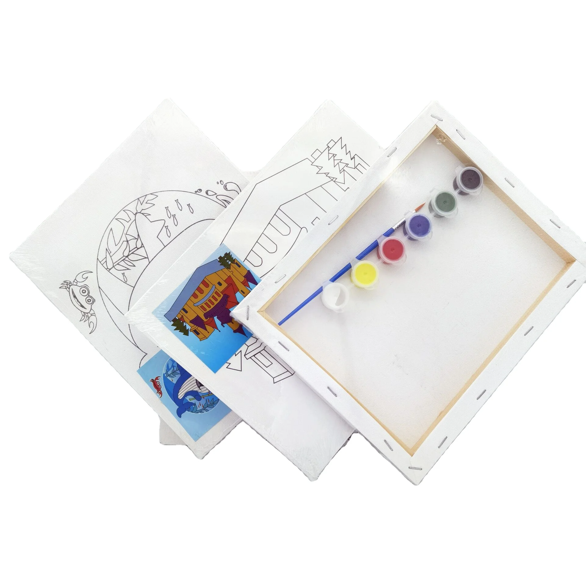 Canvases for  Painting Canvas with 9x12,8x10,4x6,Canvas Panels for Oil Paint,Acrylic Paint,Gouache and Tempera.