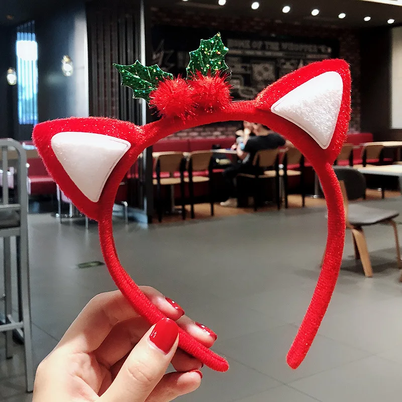 Christmas Gifts Snowman Reindeer Christmas Hair Band Cute Holiday Hair Band Bulk For Girls Kids