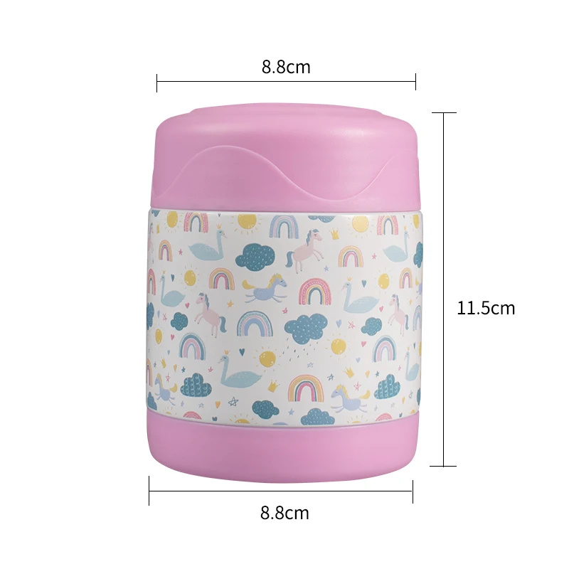 Оптовая продажа пищевая банка с вакуумной изоляцией 304 из нержавеющей стали контейнер для еды