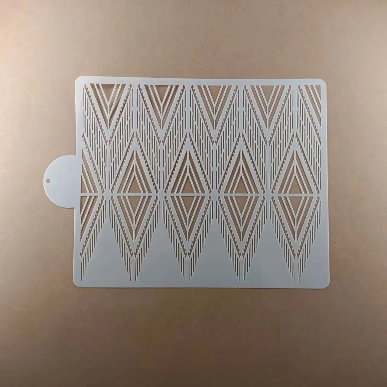 Wholesale Eco friendly PET Mylar Plastic wheat Custom Wedding Cake Stencil for Decoration Cake Stencil Template