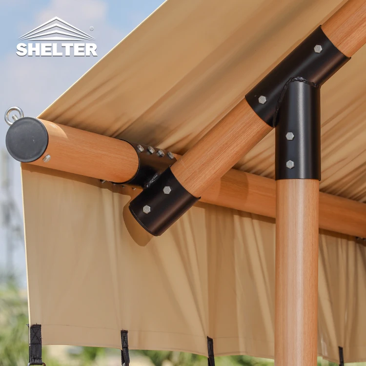 Romantic Waterproof Wooden Pole Family Tent Canvas Wall Luxury Glamping Canvas Safari Tent For Outdoor Hotel Resort