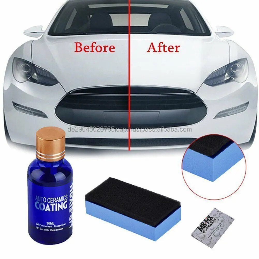 9H Nano Ceramic Car Glass Coating Liquid Hydrophobic AntiScratch Auto Care US PONTOON CERAMIC COATING