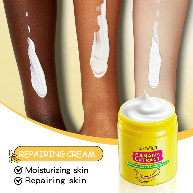 SADOER New Arrival Banana Anti Wrinkle Cream Moisturizing Repair Dryness Smooth Tender Skin Face Cream Beauty Skin Care Products