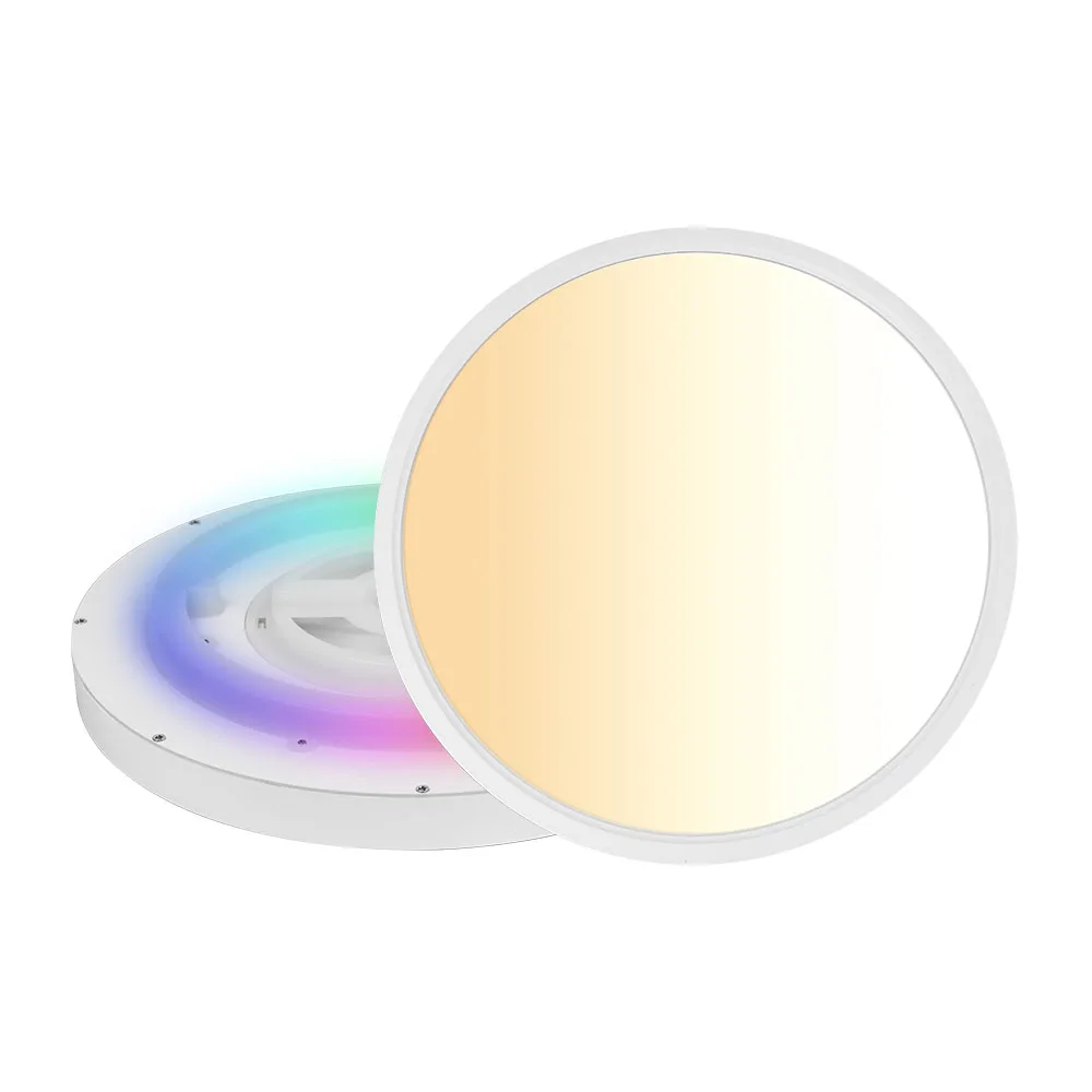 Wiscoon лидер продаж многофункциональный RGB регулируемый умный светодиодный потолочный светильник со встроенным креплением