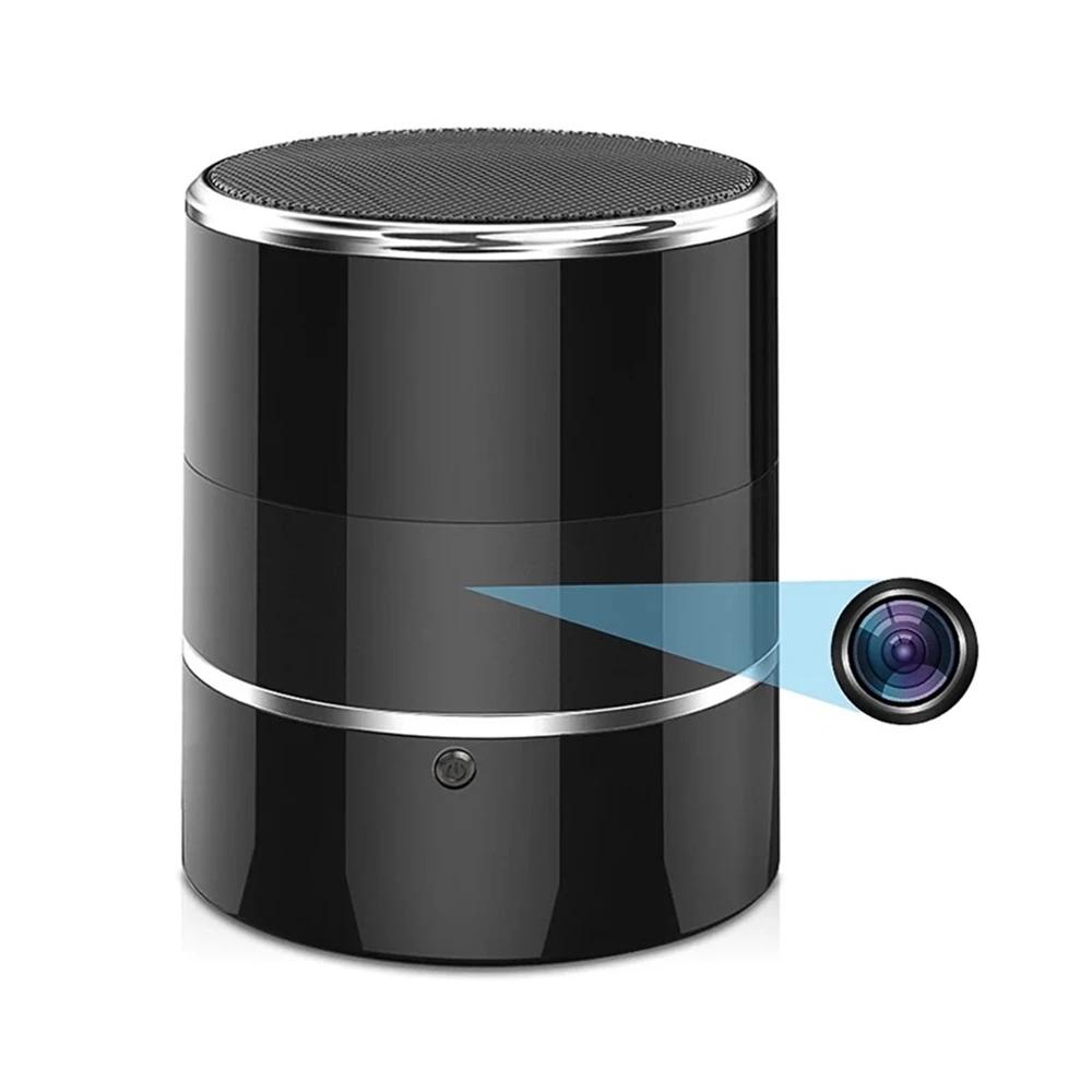1080P HD Mini WiFi Camera Night Vision Audio Video Recorder 240 Degree Wide Angle Rotating Bluetooth Wireless Cam