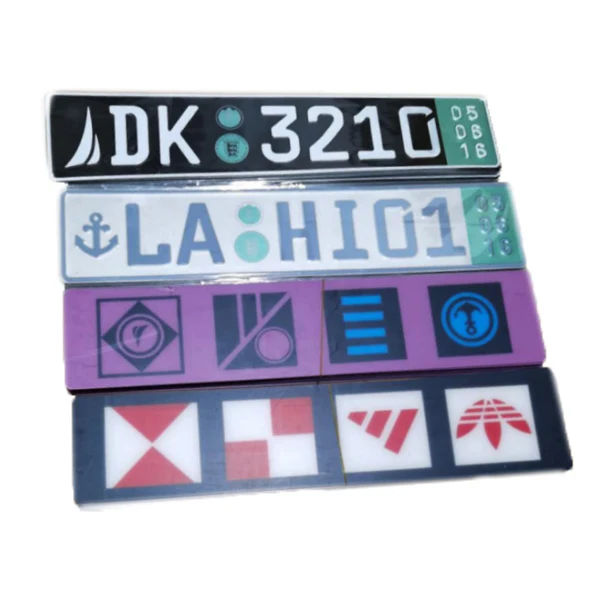 Индивидуальный номерной знак с сублимацией, европейские номерные знаки jdm для рынка PR США