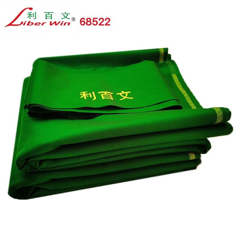 Manufacture supply Liberwin 68522 pool snooker table felt napped cloth for good club and player practice use cloth