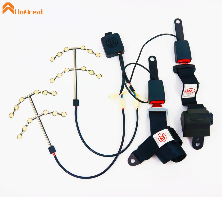 
High quality School bus seat occupancy pressure sensor with Push Button Seatbelt Buckle latch 