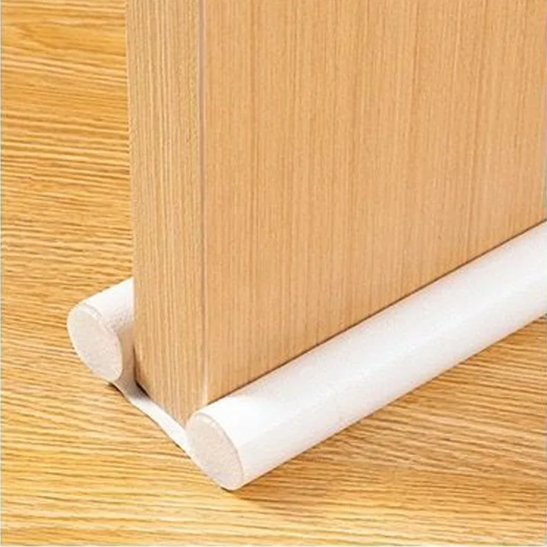 37 inch Leather foldable Flexible Door Bottom Sealing Strip Guard Sealer foam door draft stoppers for bottom of door