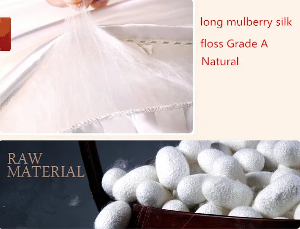 100% Pure Smooth china silk comforter mulberry comfortable natural silk quilt